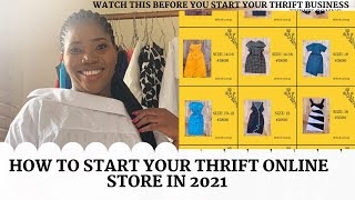 BEGINNER GUIDE TO STARTING YOUR PROFITABLE THRIFT ONLINE BUSINESS IN NIGERIA 🇳🇬