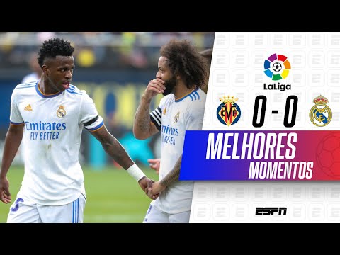 Gols e lances de Villarreal x Real Madrid