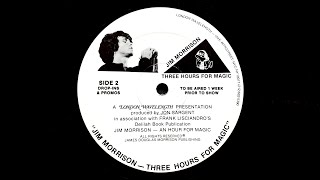 Jim Morrison - Three Hours For Magic - Promo Record