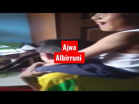 Albirruni digendong Kakak