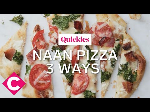 Naan pizza, 3 ways | Chatelaine Quickies