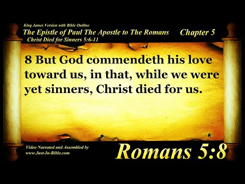 Romans Chapter 5 - Bible Book 45 - The Holy Bible KJV Read Along Audio/Video/Text
