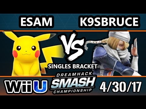 DHA 2017 SSB4 - PG | ESAM (Pikachu) Vs. MF | LH K9sBruce (Sheik) Smash 4 - Smash Wii U