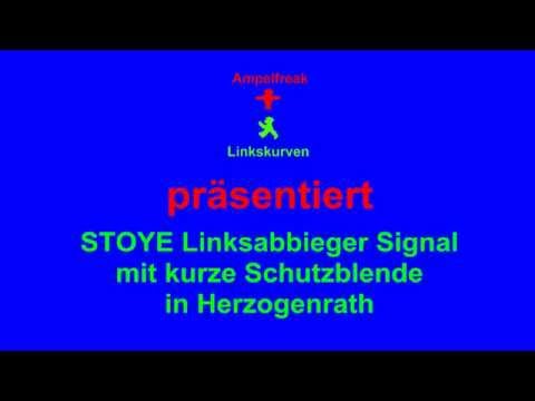 STOYE (Swarco Mondial) Linksabbieger Signal mit kurze Schutzblende