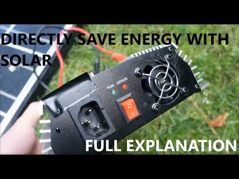 how to use grid tie inverter + hookup