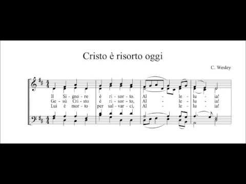 Cristo è risorto oggi, C. Wesley, contralto, studio