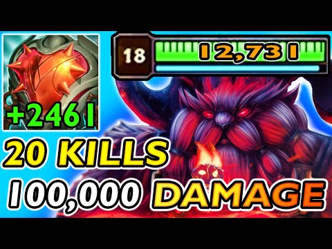 13000 HP | 1500 STACKS | 20 KILLS | 100,000 DAMAGE (ORNN IS JUST TOO BROKEN)