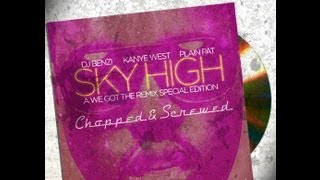 Kid Cudi - Sky High Ft. Kanye West (Chopped &amp; Screwed) - Kz