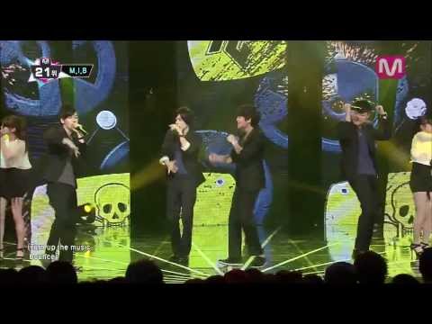[130815] M.I.B - 들이대 (Men In Black) @ M Countdown