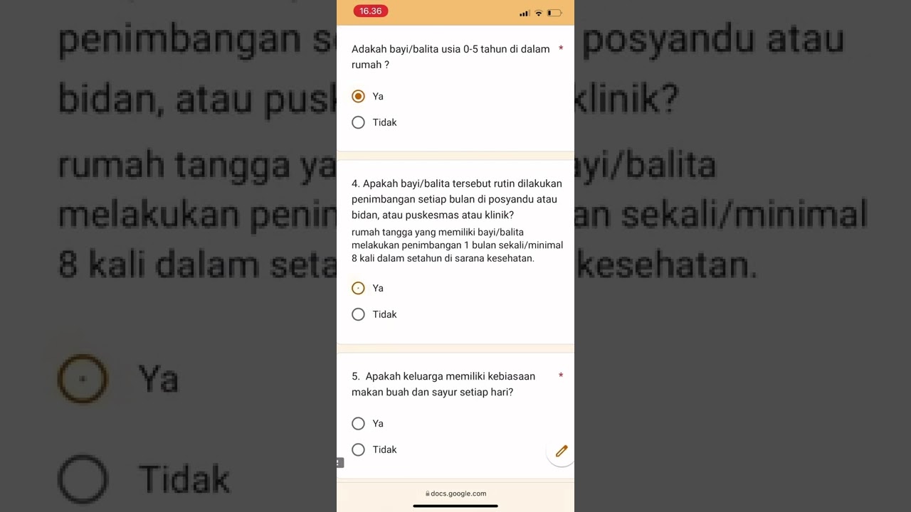 Tatacara pendataan PHBS dengan menggunakan Google form | UPTD Puskesmas Jepara