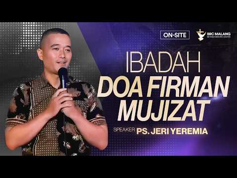 LIVE !! Doa Firman Mujizat - 19 February 2026 I Ps. Jeri Yeremia