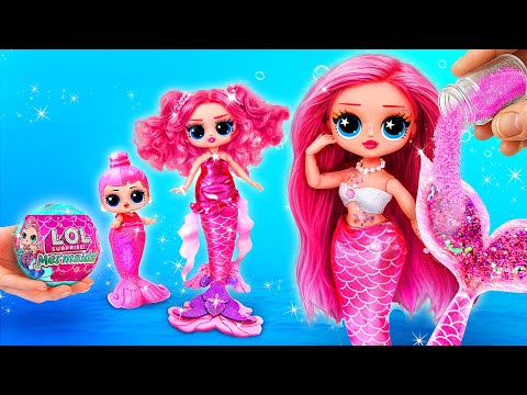 Mermaid Makeover Crafts! 8 DIYs for L.O.L. Dolls