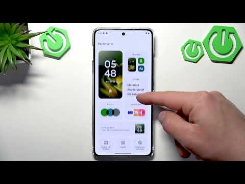 How do I change the icon shape on the MOTOROLA Edge 70?