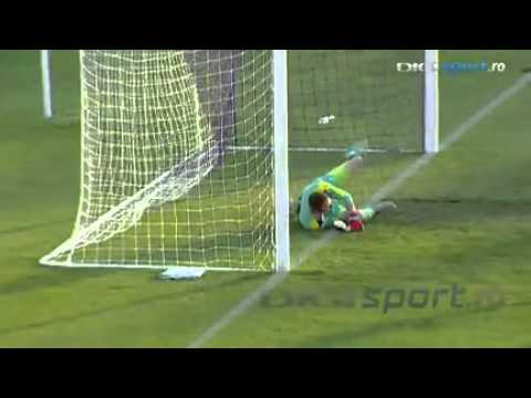 Primer gol de Rufino con la Poli Timisoara