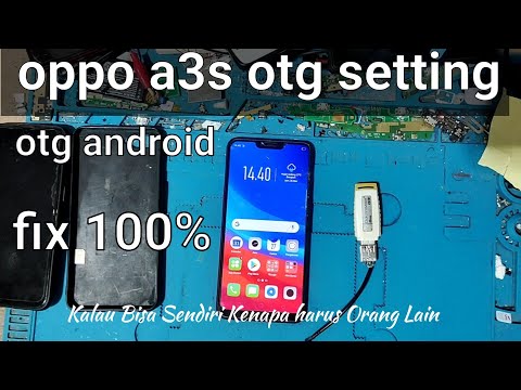 otg setting android/oppo a3s support otg atau tidak | otg setting in oppo a3s (android)