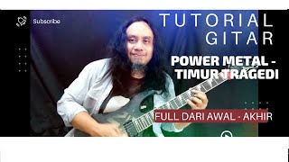 Download lagu POWER METAL TIMUR TRAGEDI TUTORIAL GITAR (FULL  TANPA NGOMONG / NO TALK)) mp3