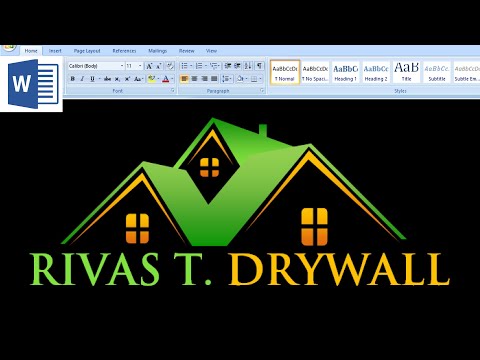 Microsoft Word Logo Design Tutorial How to make logo design in MS Word