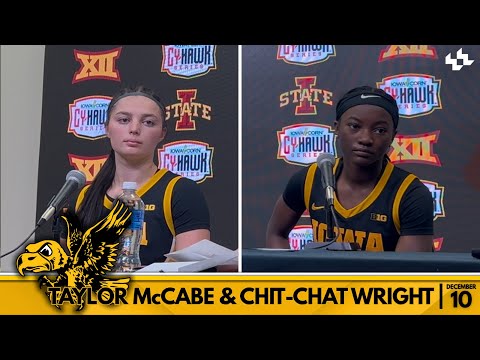 Taylor McCabe & Chit-Chat Wright - Iowa State | Iowa Women's Basketball | Dec. 10
