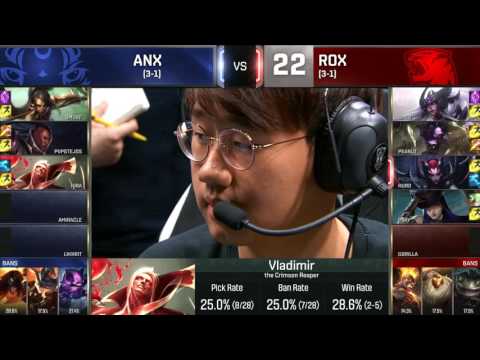 ANX vs ROX Tigers - LoL Worlds 2016