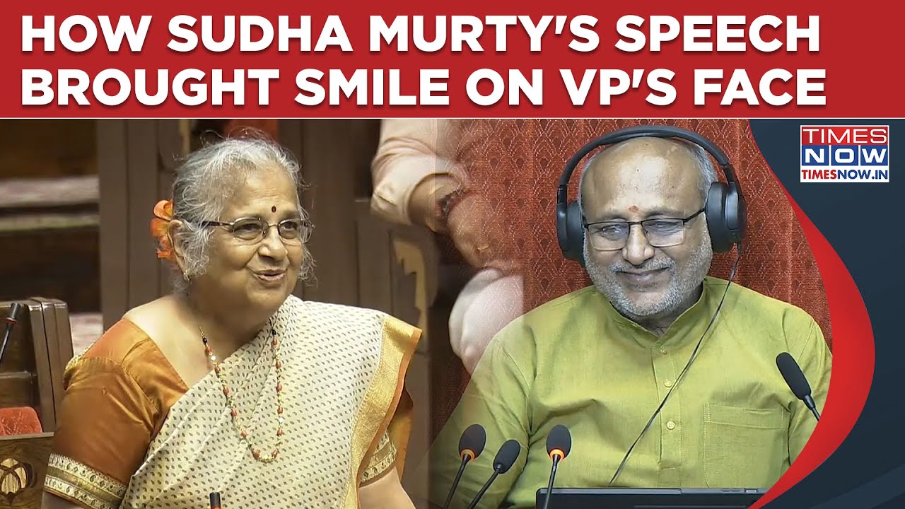 Sudha Murty Full Speech In Rajya Sabha | Watch How MP Brought Smile To VP Radhakrishnan's Face