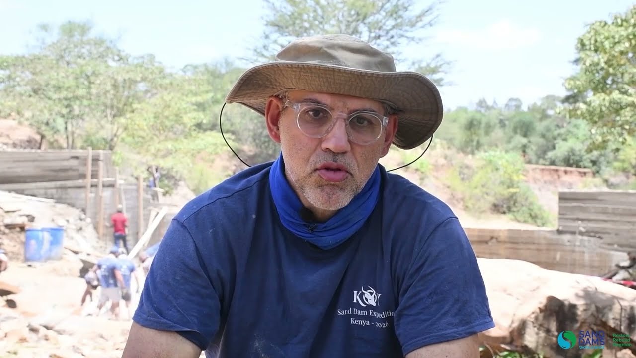 Sand dam expedition volunteer - Naji