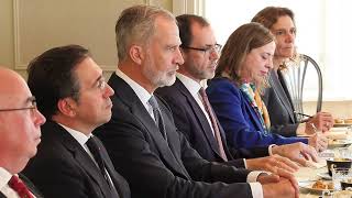 Encuentro de Su Majestad el Rey con el primer ministro de la República de Finlandia