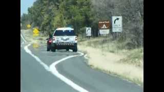 preview picture of video 'Coconino County Sheriff's Department Stops Ford Mustang'
