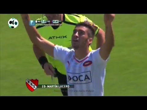 Gol Juan Martín Lucero - Independiente 1 Vs Tigre 0 - Primera División 2014