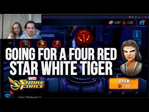 White Tiger Red Star Orb Opening I Marvel Strike Force