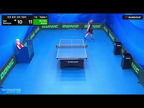 09:30 Igor Solovyov 1 : 3  Damian Brylak  07.05.2023 | TT Euro.Cup  Poland Professional