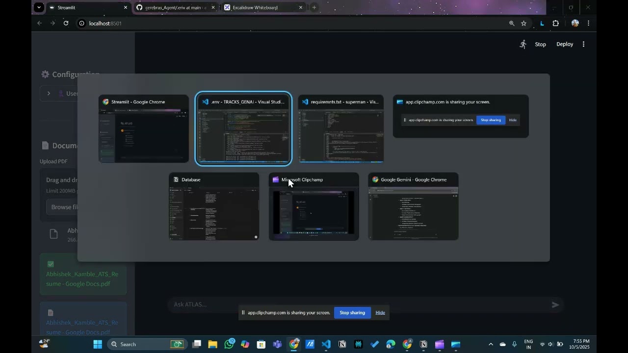 Academic and task Agent(Atlas ) with Cerebras