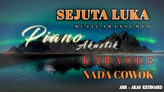 Download lagu SEJUTA LUKA || NADA COWOK | KARAOKE [ Musik aransemen ] Akas studio mp3