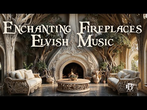 Enchanting Fireplaces of Rivendell: A Journey to Elvish Hearth. Elvish Music #ambientmusic
