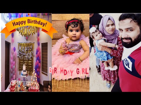 Laaiqah first birthdy celebration 🥰