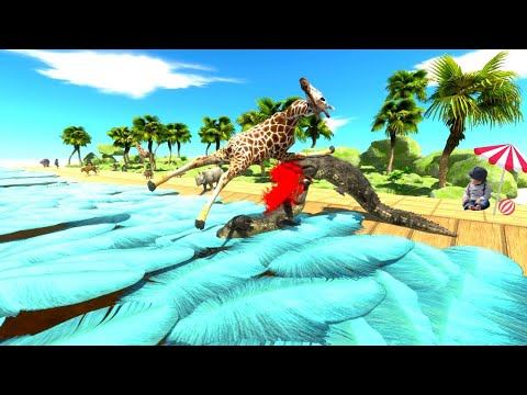 Why is THIS BEACH so DANGEROUS? Animal Revolt Battle Simulator