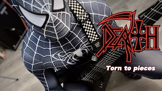 Death - Torn to pieces (Lead guitar cover vocal &amp; lyrics) Live Recording #chuckschuldiner