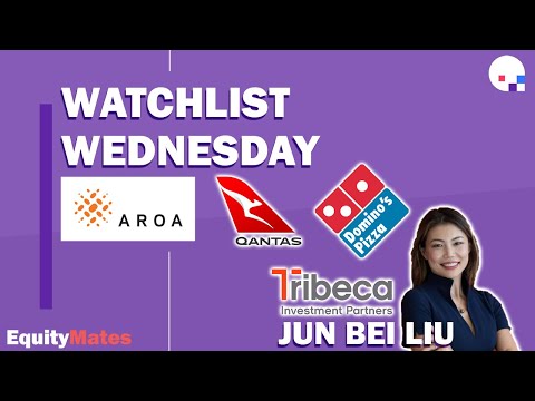 Watchlist Wednesday | Aroa (ASX:ARX), Qantas (ASX:QAN) & Domino's Pizza (ASX:DMP) w/ Jun Bei Liu
