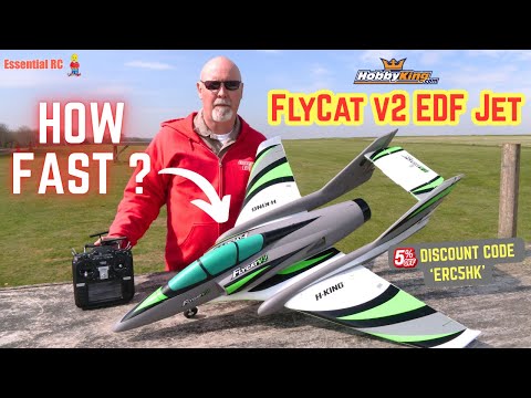 HOW FAST ? HobbyKing FlyCat v2 EDF RC Jet with RadioMaster GPS Module