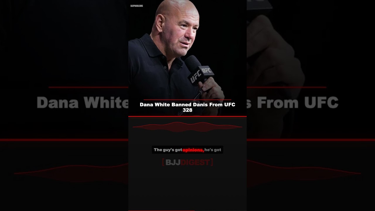 Dana White Banned Danis From UFC 328 #Shorts