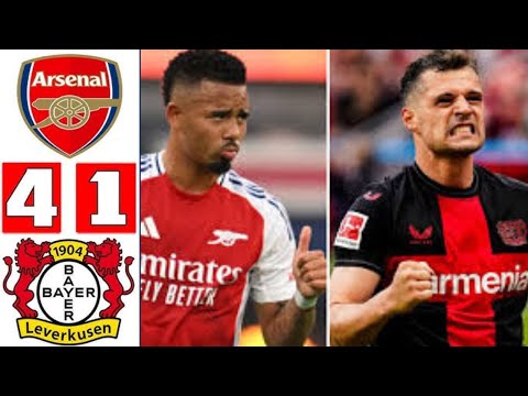 Arsenal vs Bayer Leverkusen 4-1 Highlights & All Goals | Club Friendlies 2024