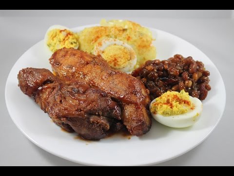 Country Style Pork Loin BBQ Ribs, Cooked Southern Style