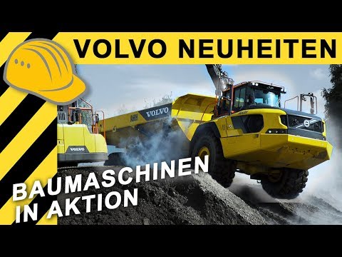 Größter VOLVO Dumper A60H 60-Tonner Test & VOLVO Baumaschinen Neuheiten  bei SWECON