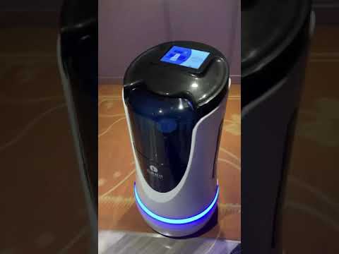 Hotel Delivery Robot Delivers Noodles To Room In China