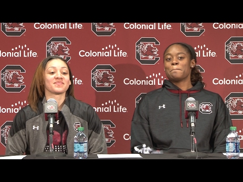 POST-GAME: Kaela Davis and Bianca Cuevas-Moore on Vanderbilt - 2/16/17