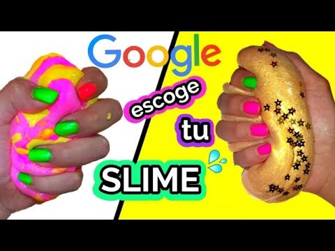 SLIME google escoge tu slime parte 3 Video