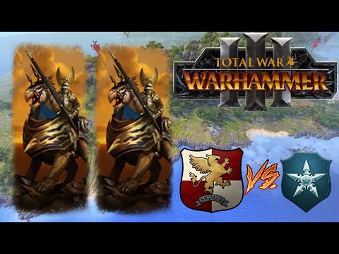 Lance Demigryph Time! Empire vs Kislev | LAND BATTLE - Total War Warhammer 3