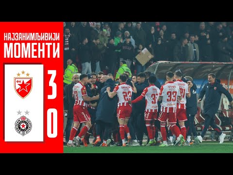 Црвена звезда - Партизан 3:0, најбољи моменти