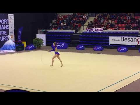 Chloé Simo cerceau - Nat A 14/15 ans - France Besançon 2018