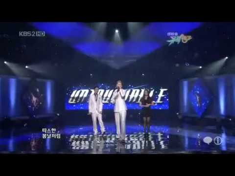 100305 Untouchable Ft. Ji iEun - Living In The Heart @ Music Bank