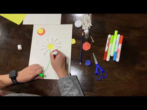 Mrs. Moncada Makes Q-Tip Flowers